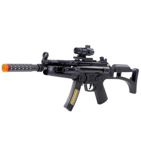 Karabin Zabawkowy Dla Dzieci Świetlno Dźwiękowy 73cm LEAN Toys