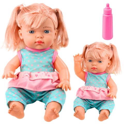 Lalka Bobas W Turkusowym Komplecie Kucyki Butelka Dźwięk LEAN Toys