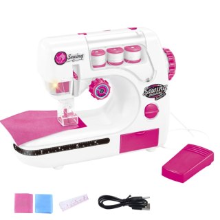 Maszyna Do Szycia Dla Dzieci Nici Materiał Światła Dźwięki LEAN Toys