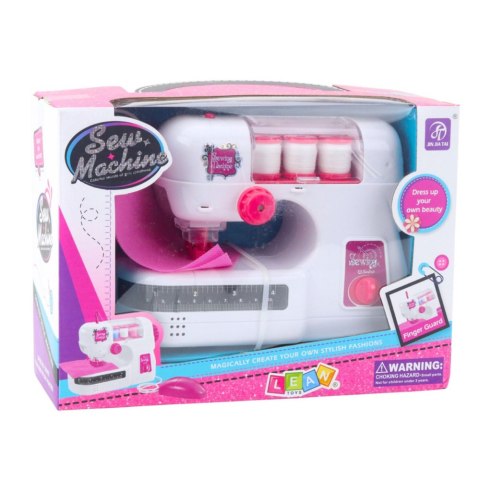 Maszyna Do Szycia Dla Dzieci Nici Materiał Światła Dźwięki LEAN Toys