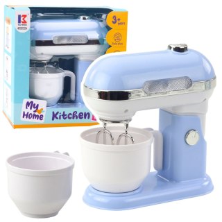 Mikser Robot Kuchenny Dla Dzieci Światła Mechanizm Obrotowy Niebieski LEAN Toys