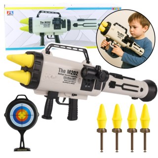 Ogromna Wyrzutnia Rakiet M202 Pociski Gąbkowe 68cm LEAN Toys