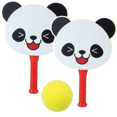 Paletki Paletki Do Gry Odbijania Miękkie Piankowe Panda LEAN TOYS