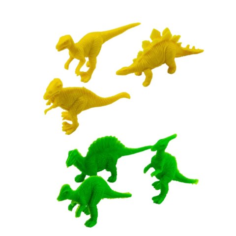 Zestaw Dinozaur Z Małymi Figurki Ruchomy Dźwięki Zielony LEAN Toys