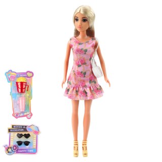 Zestaw Lalki Anlily Dziewczyna Z Chłopakiem Akcesoria Okulary Torebka LEAN Toys