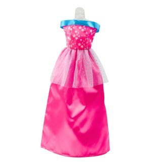 Zestaw Sukienki Dla Lalek Anlili Buty Torebka Korony Akcesoria 8 el. LEAN Toys