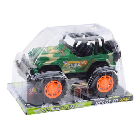 Duży Samochód Terenowy Militarny Off-Road Zielony LEAN Toys