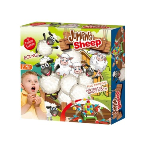 Gra Zręcznościowa Rodzinna Skaczące Owce Kolorowe LEAN Toys