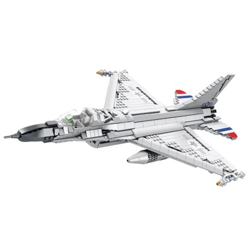 Klocki Konstrukcyjne Myśliwiec F-16 Fighting Falcon 1427el LEAN Toys