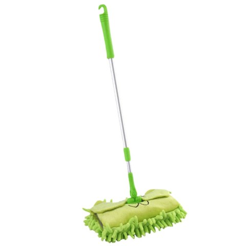 Mop Dla Dzieci Z Rączką Teleskopową Zwierzątko Zielony LEAN Toys