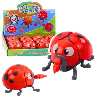 Nakręcana Zabawka Biedronka Porusza Kończynami Skrzydełkami LEAN TOYS