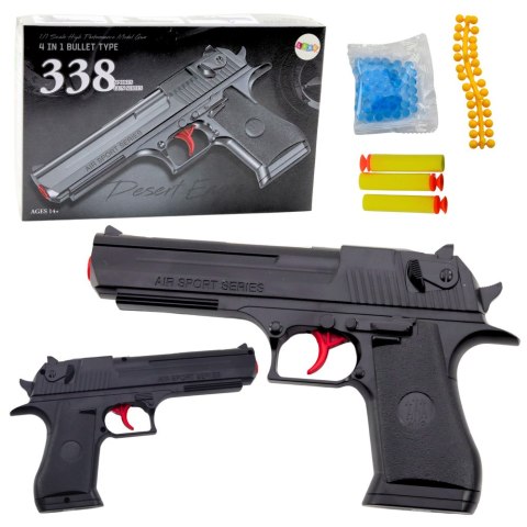 Pistolet Sportowy 388 Strzałki Piankowe Kulki Wodne LEAN Toys