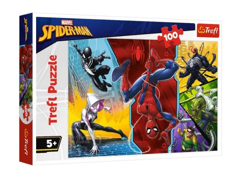 Puzzle - 100 - Do góry nogami / Disney Marvel Spiderman