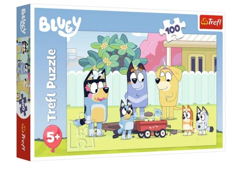 Puzzle - 100 - Wesoły świat Bluey Trefl 16471 Trefl Puzzle