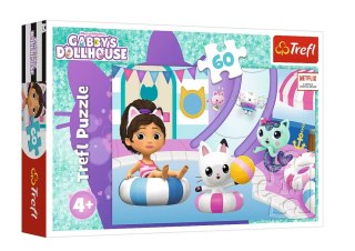 Puzzle - 60 - Gabby na basenie - Universal Gabbys Dollhouse Trefl