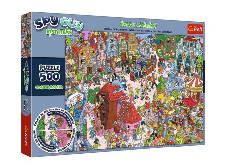 Puzzles - 500 - Spy Guy Lost Items: Gdańsk, Rodzina Treflików Trefl 37479 Trefl Puzzle