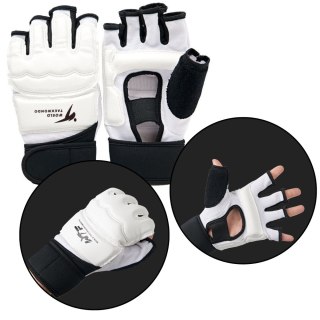 Rękawiczki Sportowe Do Taekwondo Etui Białe Rozmiar XS LEAN