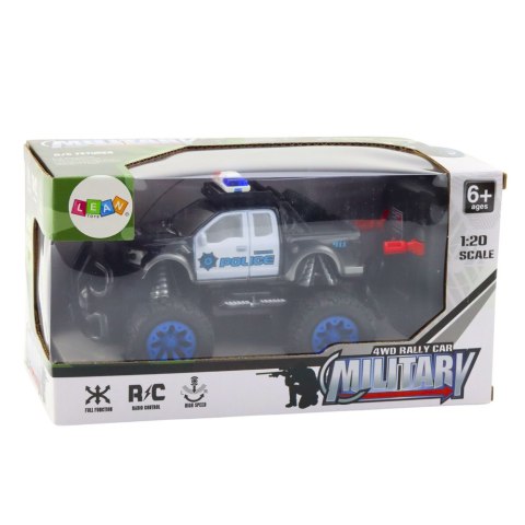 Samochód Policyjny Terenowy Zdalnie Sterowany RC 1:20 LEAN Toys