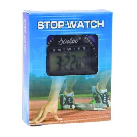 Stoper Cyfrowy LCD Elektroniczny Sportowy XL-011 Niebieski LEAN