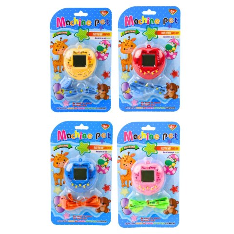 Tamagotchi Gra Elektroniczna Wirtualne Zwierzątko Jajko Smycz LEAN TOYS