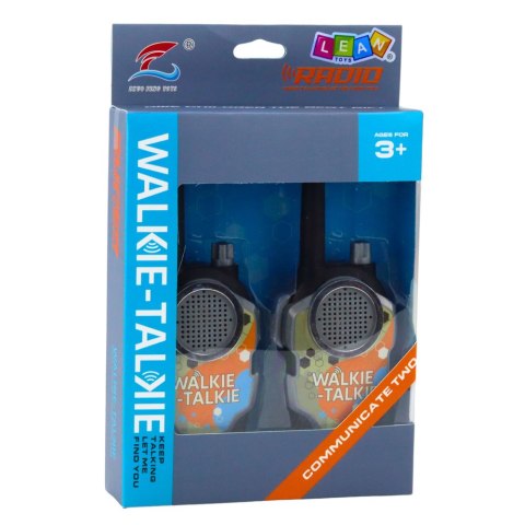 Zestaw Walkie Talkie Krótkofalówki Dla Dzieci Zasięg Do 1000m LEAN Toys