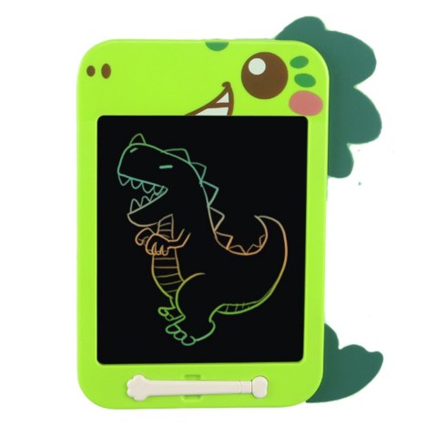 Znikopis Tablica Do Rysowania Pisania LCD Rysik Dinozaur Zielony LEAN Toys