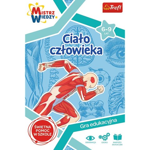 Gra Edukacyjna Ciało człowieka/ Mistrz Wiedzy Trefl 01957 Trefl Gry