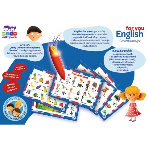 Gra Edukacyjna English for you Magiczny ołówek Trefl 02113 Trefl Gry