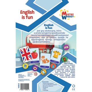 Gra Edukacyjna English is Fun z Serii Mistrz Wiedzy Trefl 01954 Trefl Gry