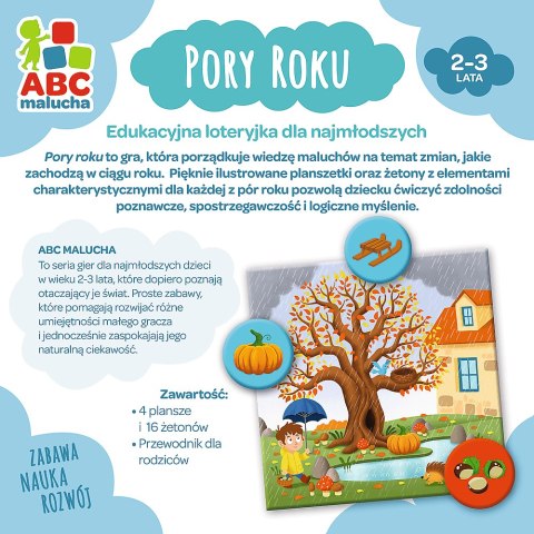 Gra Edukacyjna Pory Roku z Serii ABC Malucha Trefl 01941 Trefl Gry