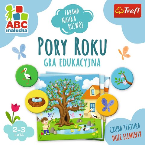 Gra Edukacyjna Pory Roku z Serii ABC Malucha Trefl 01941 Trefl Gry