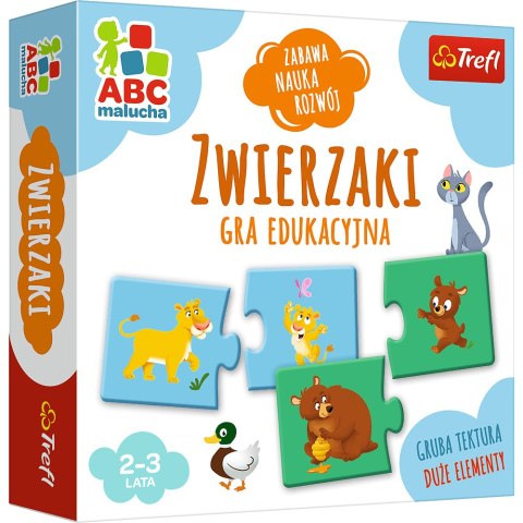 Gra Edukacyjna Zwierzaki z Serii ABC Malucha Trefl 01940 Trefl Gry