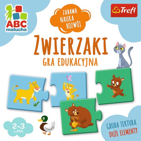 Gra Edukacyjna Zwierzaki z Serii ABC Malucha Trefl 01940 Trefl Gry
