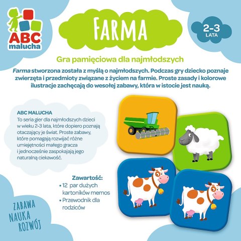 Gra Farma z Serii ABC Malucha Trefl 01944 Trefl Gry