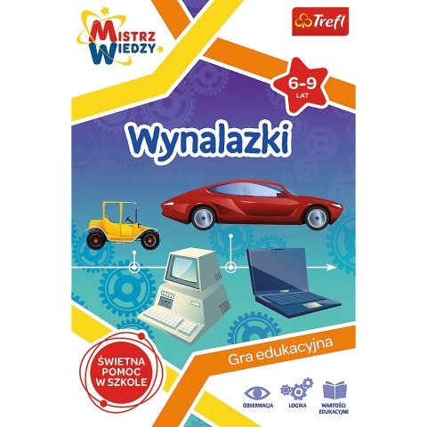 Gra Wynalazki z Serii Mistrz Wiedzy Trefl 01958 Trefl Gry