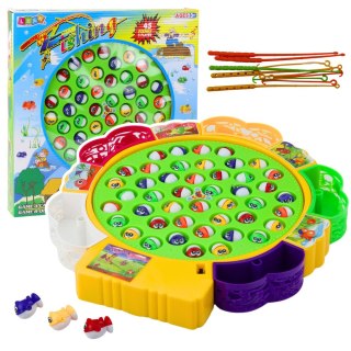 Gra Zrecznościowa Rodzinna Lowienie Rybek Wędkowanie 45 Rybek 5 Wędek LEAN Toys