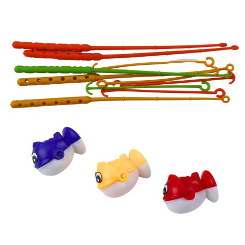 Gra Zrecznościowa Rodzinna Lowienie Rybek Wędkowanie 45 Rybek 5 Wędek LEAN Toys