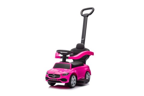Jeździk z Pchaczem Mercedes 3w1 Różowy LEAN Toys