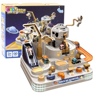 Kosmiczny Tor Interaktywny Baza Kosmiczna 10 Mechanicznych Aktywności LEAN Toys