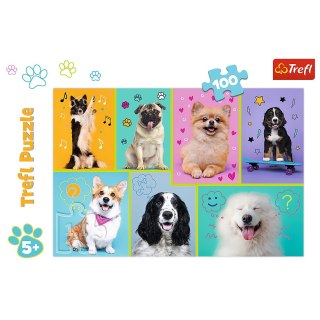 Puzzle - W świecie piesków - Trefl 16421 Trefl Puzzle