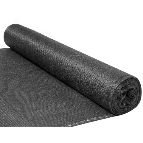 Siatka Cieniująca Na Ogrodzenie Płot Maskująca Szara 1.5M 10M 140g/m² LEAN