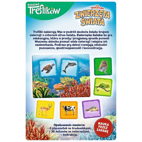 Zwierzęta świata - Rodzina Treflików 02337 Trefl Gry