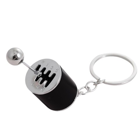 Brelok Metalowy Do Kluczy Skrzynia Biegów Ruchoma Czarny LEAN TOYS