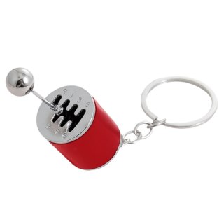 Brelok Metalowy Do Kluczy Skrzynia Biegów Ruchoma Czerwony LEAN TOYS
