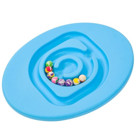 Deska Równoważąca Sensoryczna Dla Dzieci Piłeczki Kauczukowe 5szt Niebieska LEAN Toys