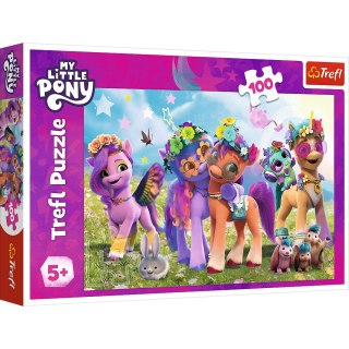 Puzzle - "100" - Zabawne Kucyki My Little Pony Trefl 16463 Trefl Puzzle