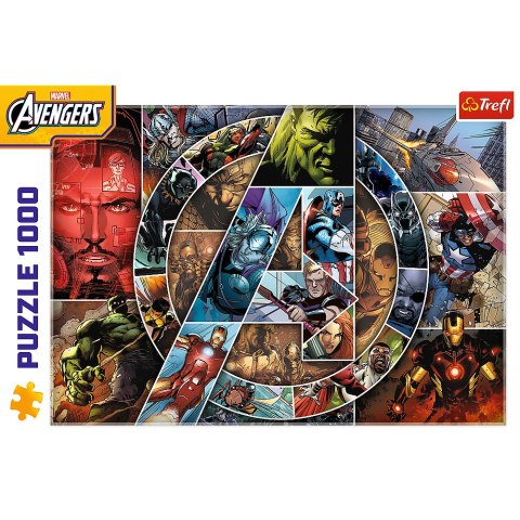 Puzzle - 1000 - Avengers: BohaterowieFSC Mix 70% 10934 Trefl Puzzle