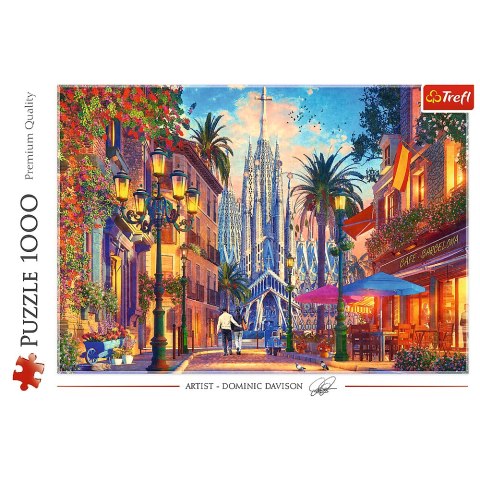 Puzzle - 1000 - Barcelona, Hiszpania Trefl 10793 Trefl Puzzle