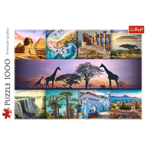Puzzle - 1000 - Kolaż - Afryka 10792 Trefl Puzzle
