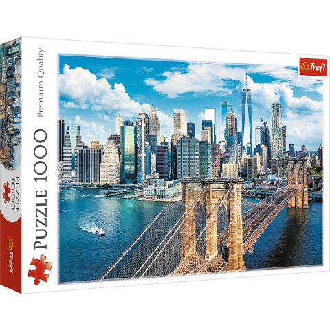 Puzzle - 1000 - Most Brookliński , Nowy Jork, USA 10725 Trefl Puzzle